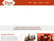 Tablet Screenshot of duxsolucoes.com